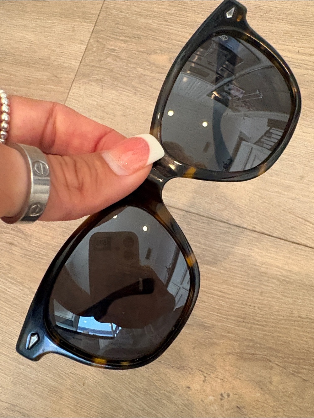 Women's Saratoga Brown Demi Tortoiseshell Sunglasses with Dark Lenses